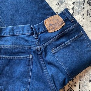 VINTAGE Plain Pocket Jeans W33 L34
